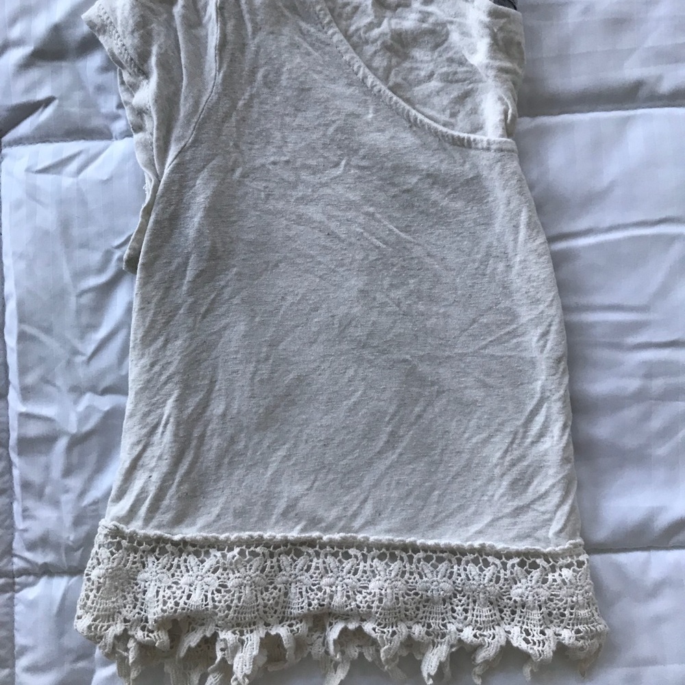 💜CREAM LACE TOP💜